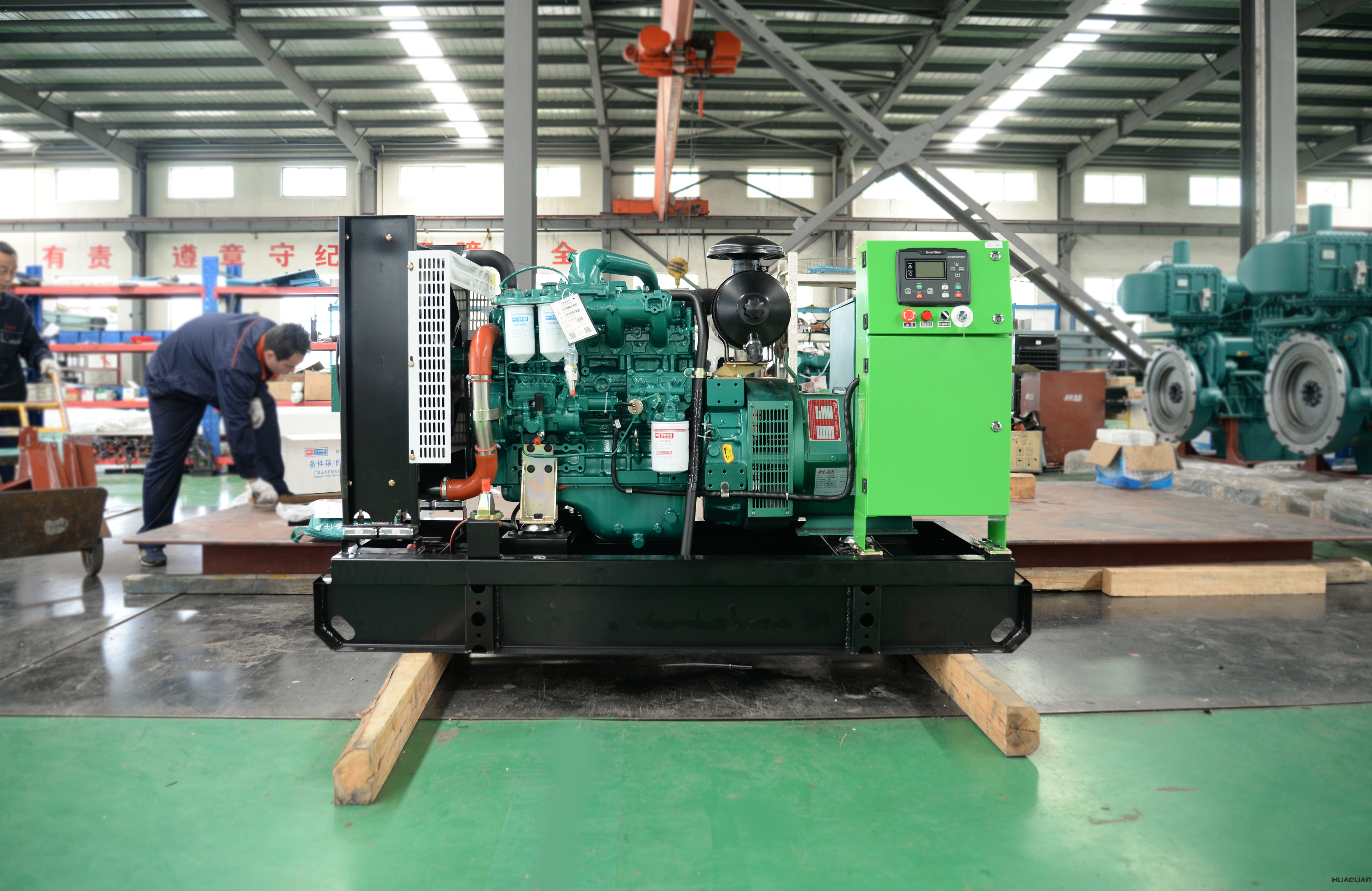 2018年4月19日華全動力60kw標配柴油發電機組發往湖北