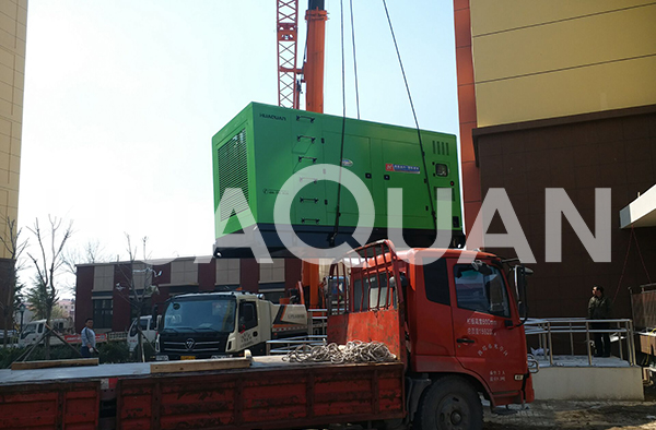 山東濱州運輸業650kW發電機組電站項目